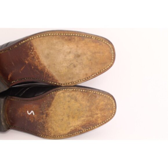 Florsheim Dress Shoes Men's 9D Black Leather Classic Lace Up Modern Y2K #23614 - Picture 8 of 12